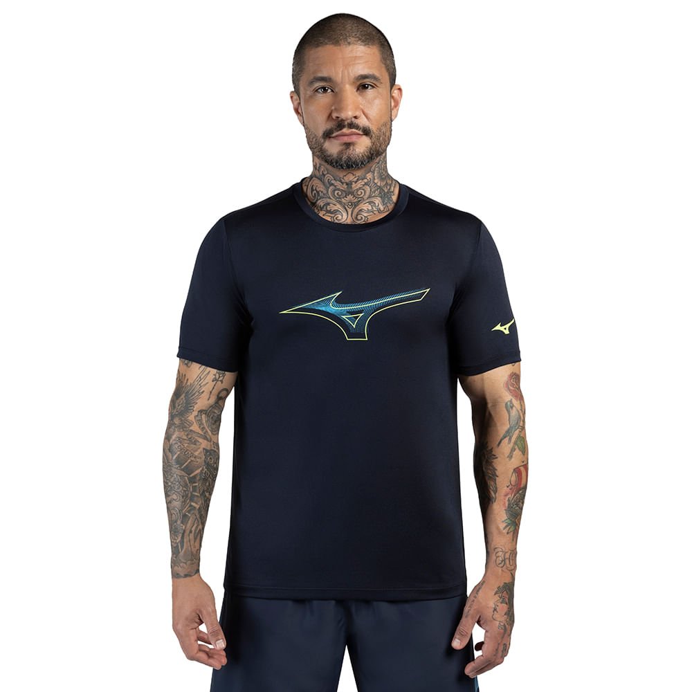 Camiseta Casual Masculina Mizuno Stamp