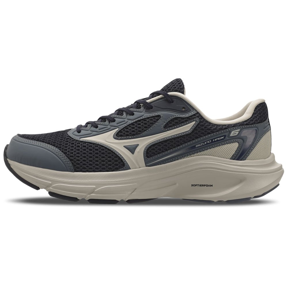 Tênis de Corrida Masculino Mizuno Wave Way 5 Cinza