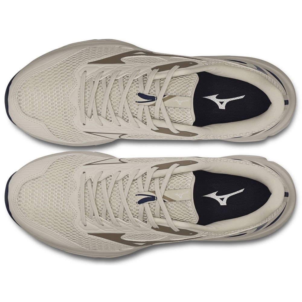 Tênis de Corrida Mizuno Hawk 6 Bege 2