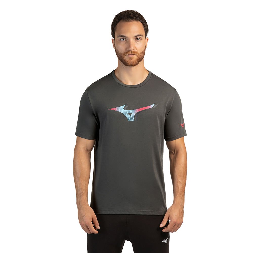 Camiseta Casual Masculina Mizuno Stamp