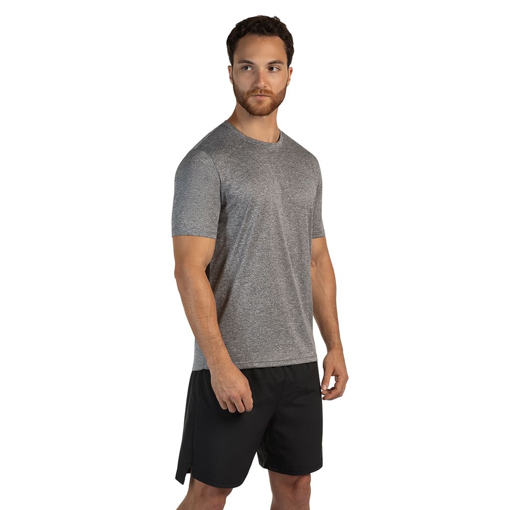 Camiseta de Corrida Masculina Mizuno Run Spark 2 Mescla