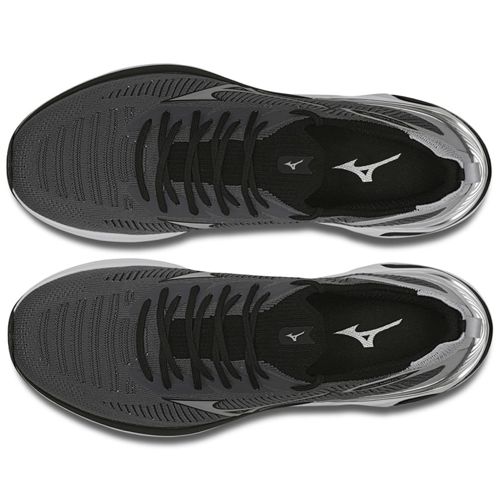 Tênis de Corrida Masculino Mizuno Wave Mirai 7 Cinza 2