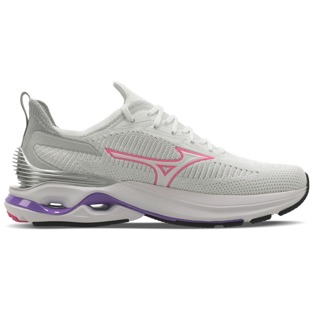 Tênis de Corrida Feminino Mizuno Wave Mirai 7 Branco 4