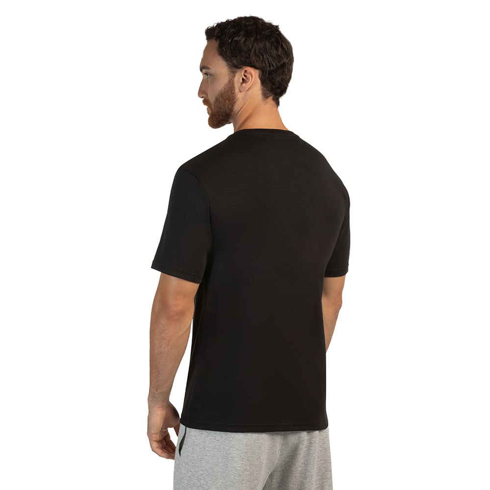 Camiseta Masculina Mizuno Basic Big Preto 4