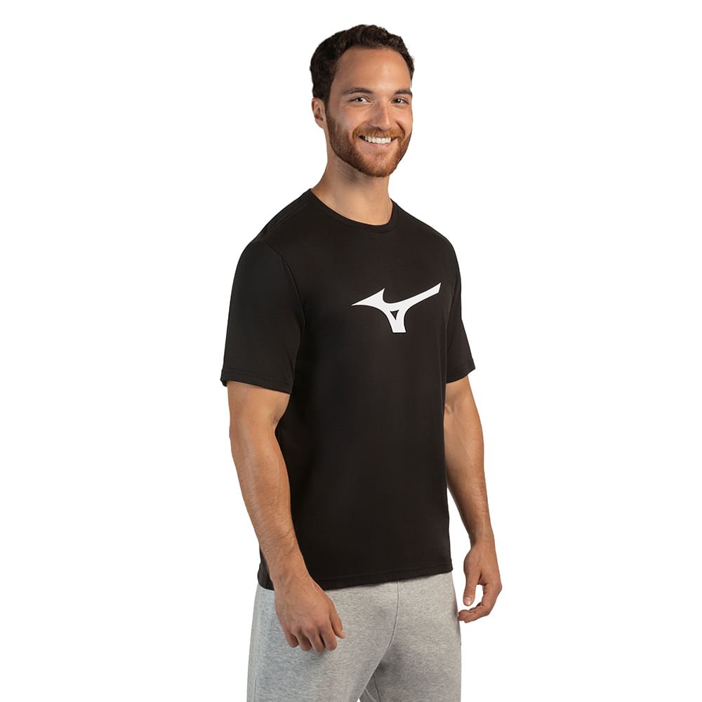 Camiseta Masculina Mizuno Basic Big Preto 2