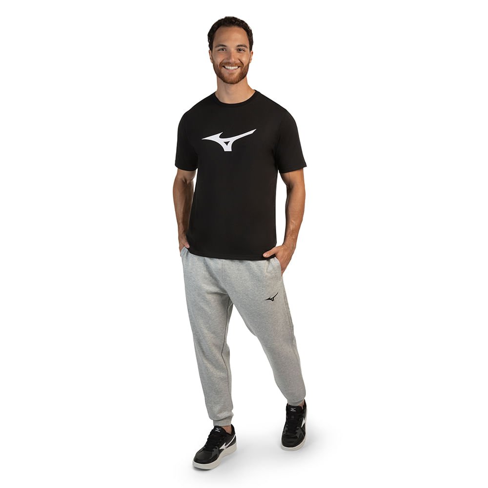 Camiseta Masculina Mizuno Basic Big Preto 3