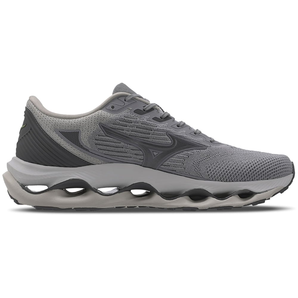 Tênis de Corrida Masculino Mizuno Wave Legend 4 Cinza 4