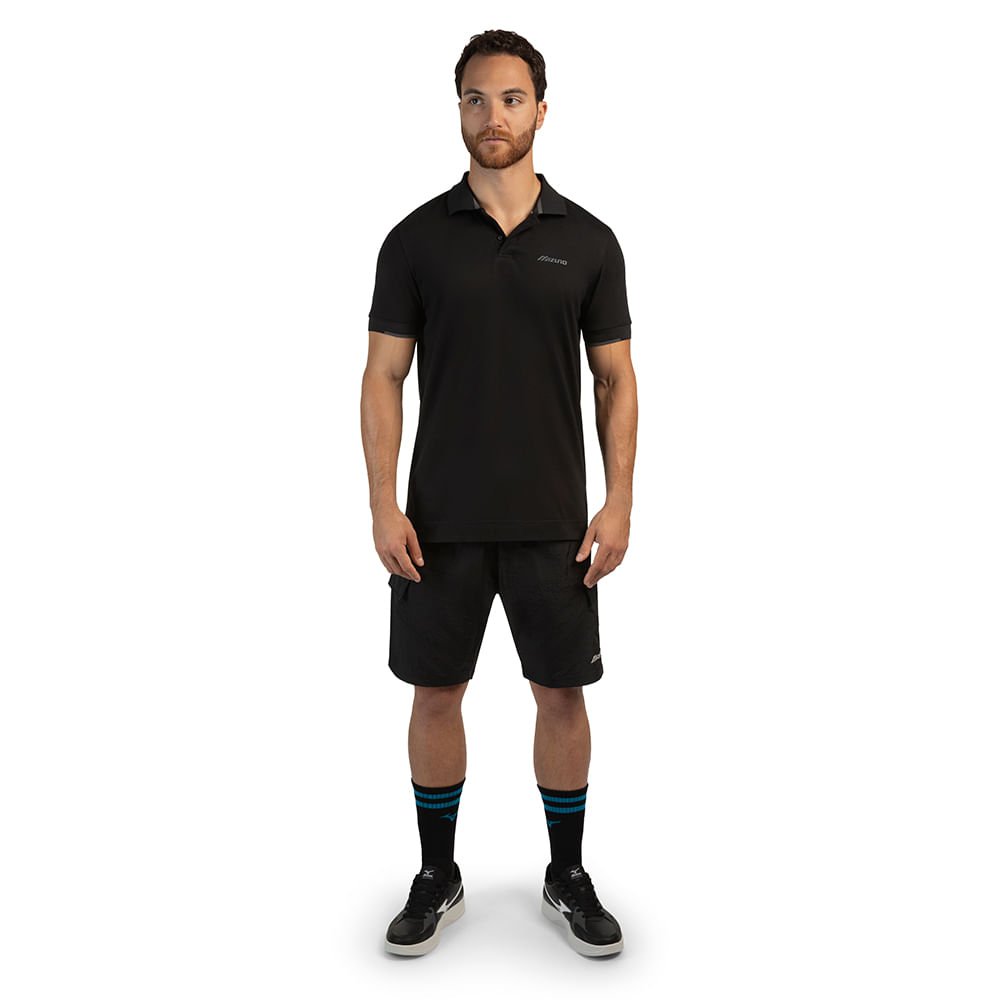 Bermuda Casual Mizuno Masculina Cargo Street Preto 3
