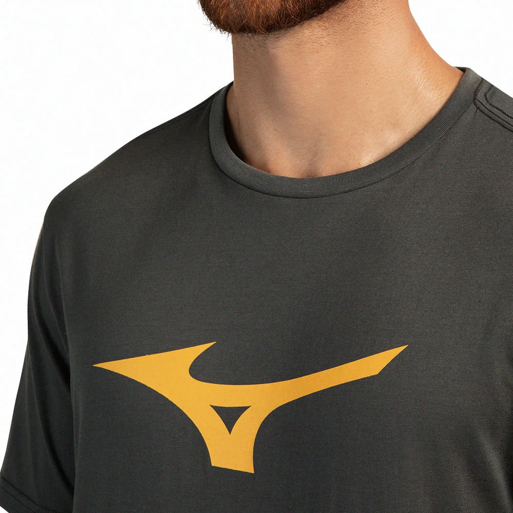 Camiseta Masculina Mizuno Basic Big Cinza 5