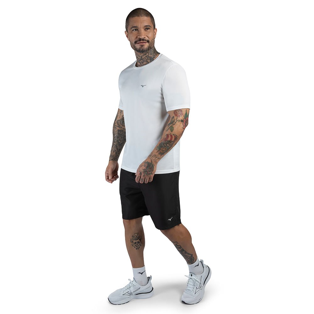 Camiseta de Treino Masculina Mizuno Energy Branco 3