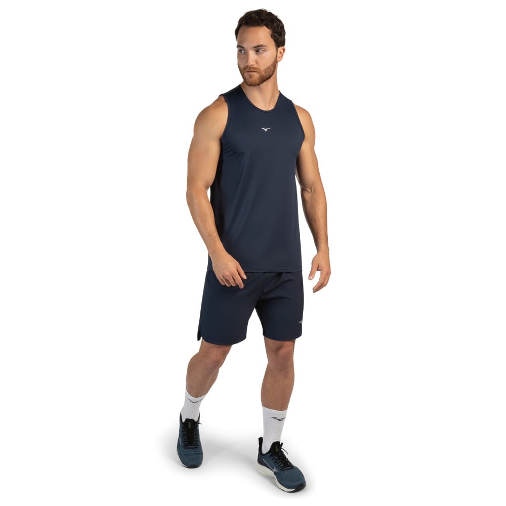 Regata de Treino Masculina Mizuno Pro UV Azul 2