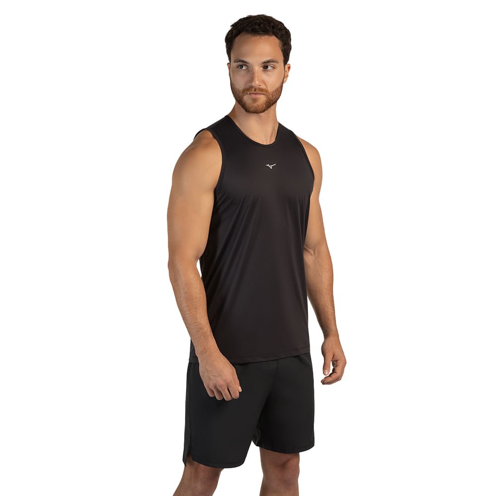 Regata de Treino Masculina Mizuno Pro UV Preto 3