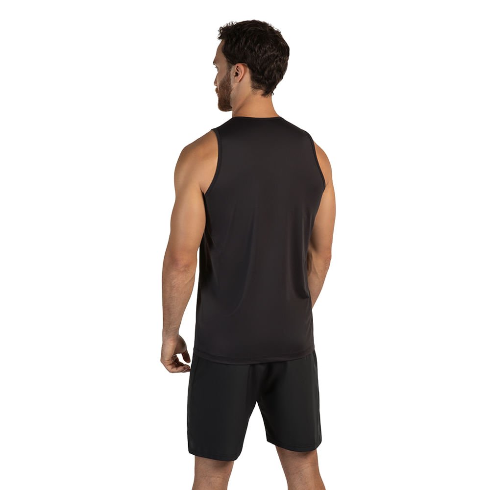Regata de Treino Masculina Mizuno Pro UV Preto 4
