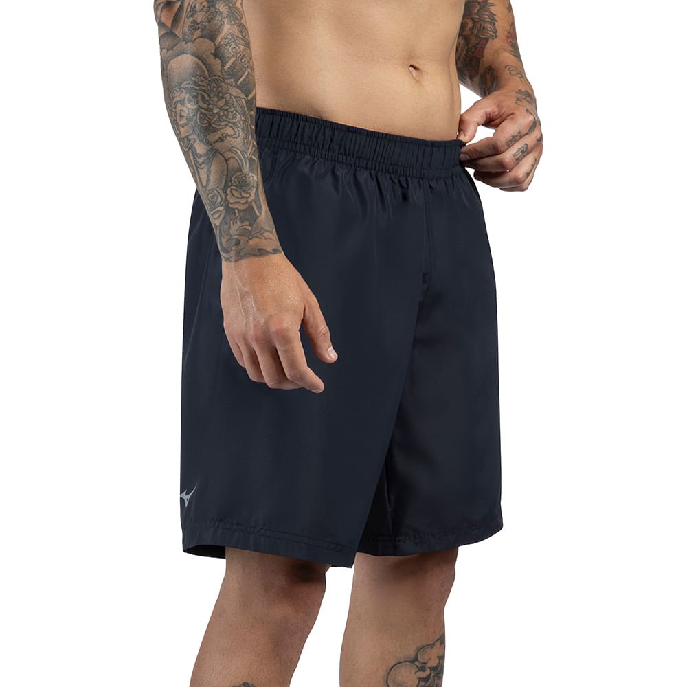 Bermuda de Treino Masculina Mizuno Run Bird Azul 3