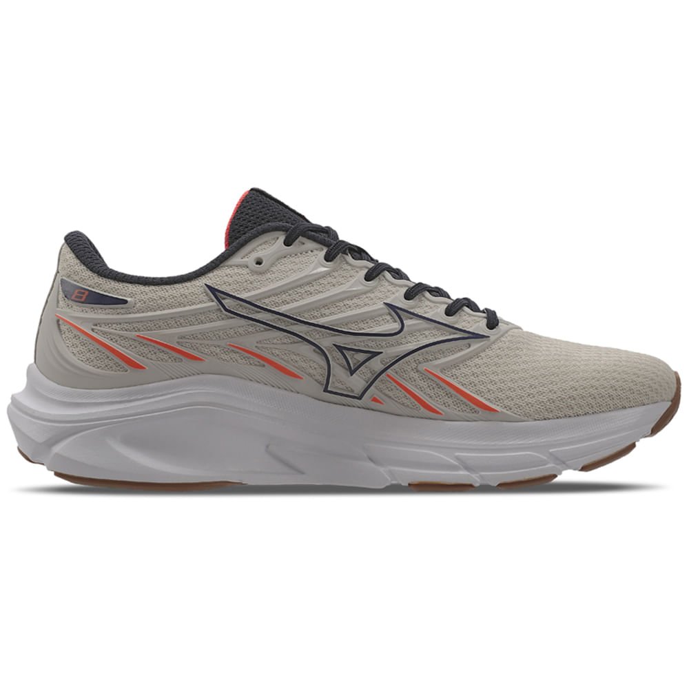 Tênis de Corrida Masculino Mizuno Jet 8 Bege 4
