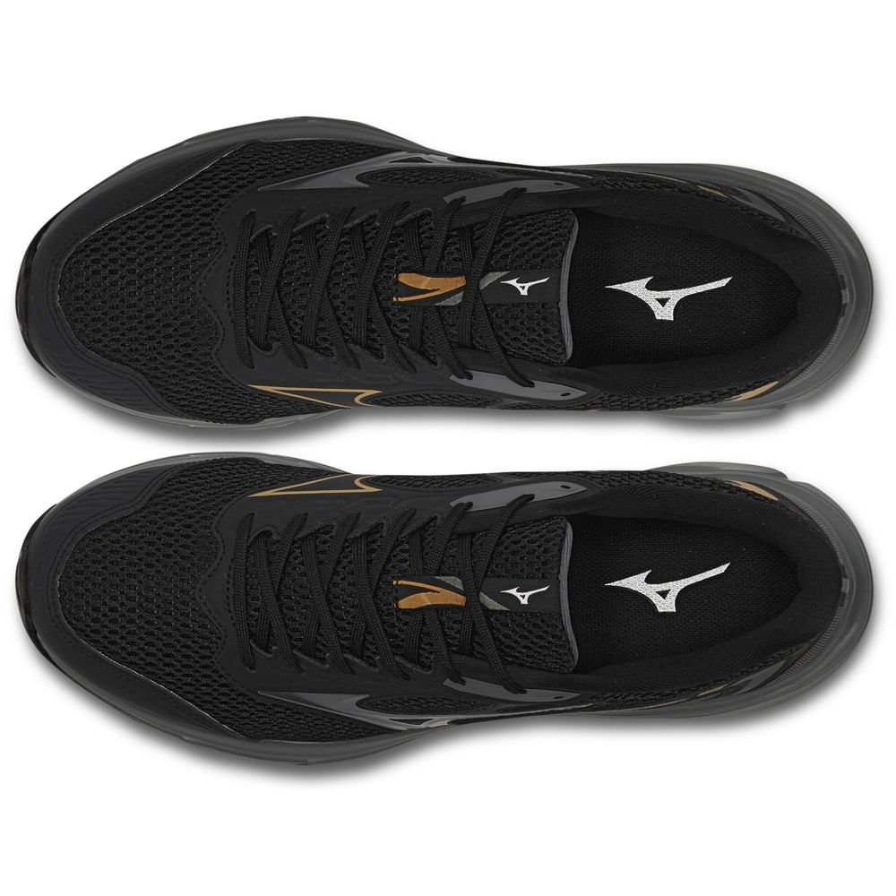 Tênis de Corrida Masculino Mizuno Hawk 6 Preto 2
