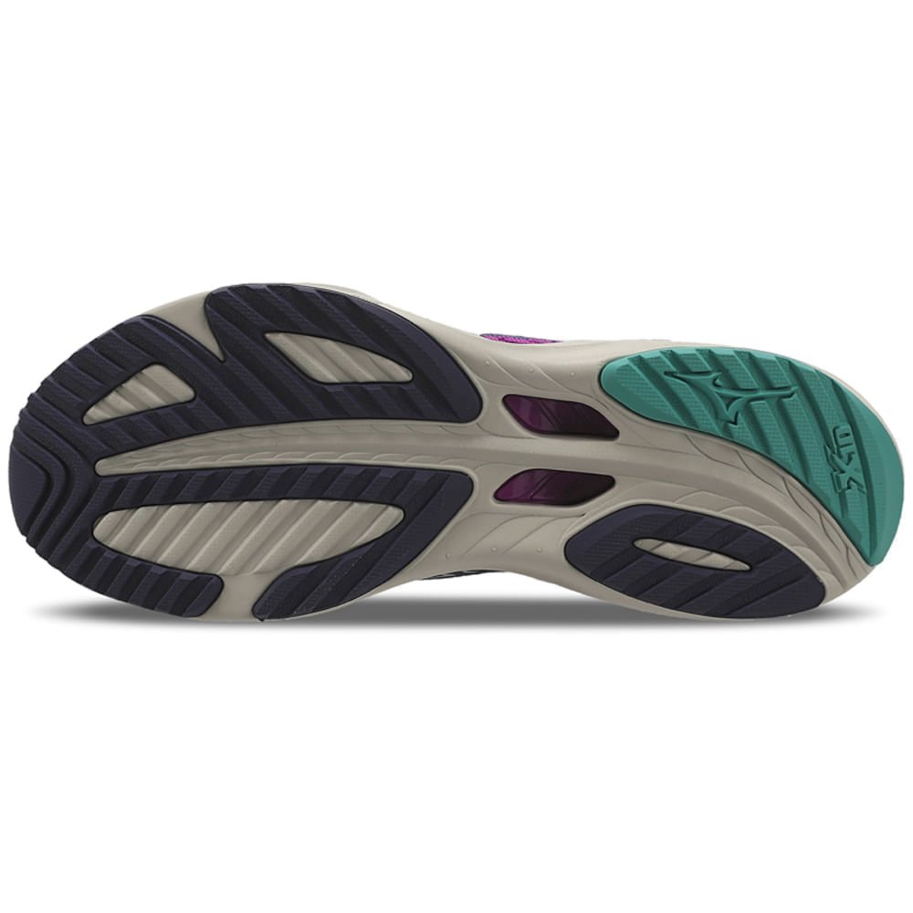 Tênis de Corrida Feminino Mizuno Wave Stratos 3 Roxo 5