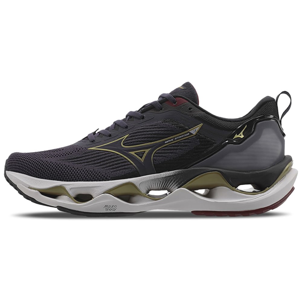 Tênis de Corrida Masculino Mizuno Wave Stratos 3 Azul 1