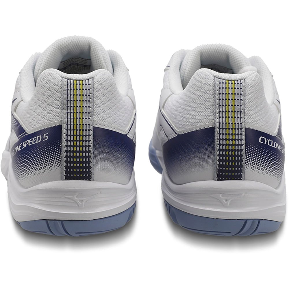 Tênis de Vôlei Mizuno Cyclone Speed 5 Branco/Azul 3