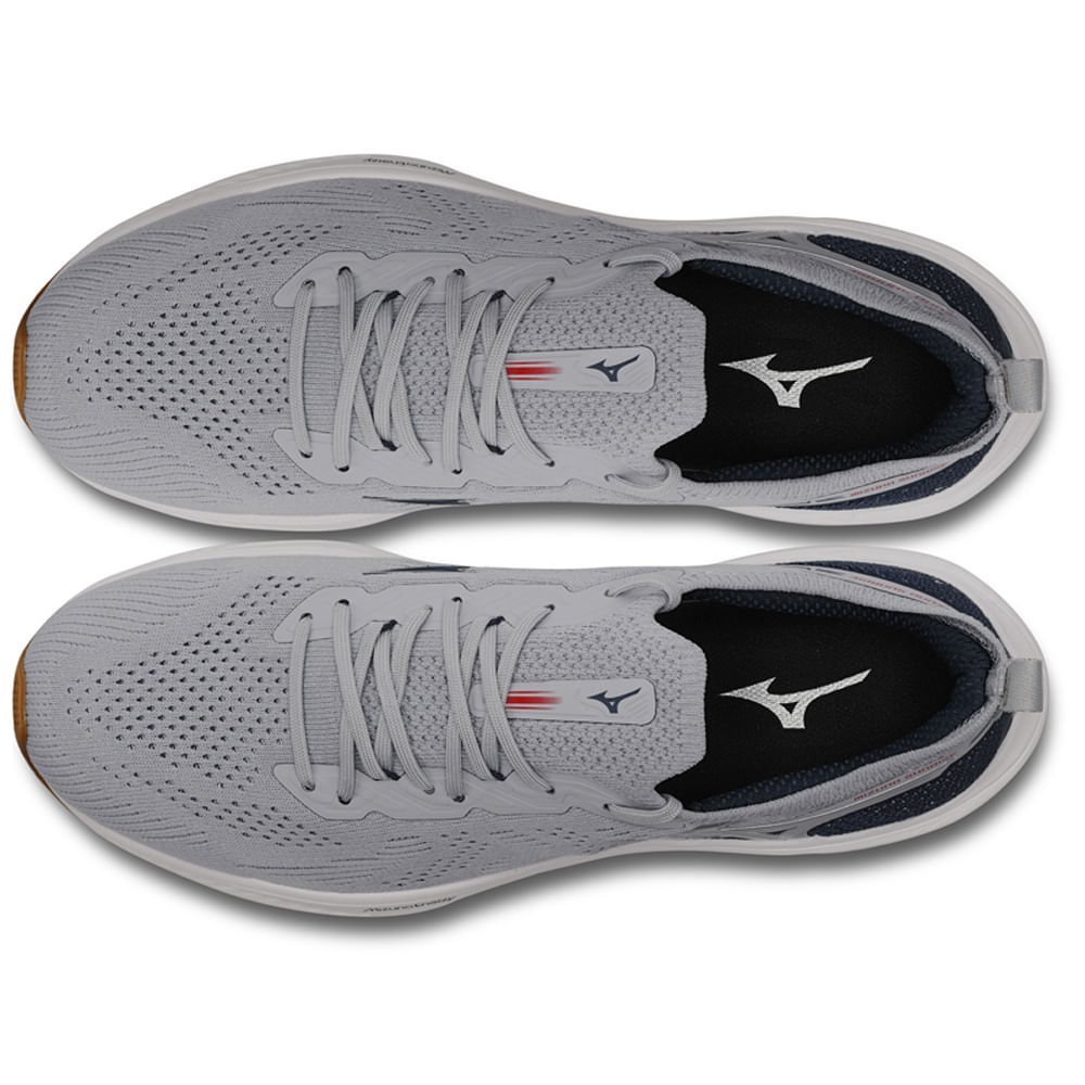 Tênis de Corrida Masculino Mizuno Sunrise Cinza 2