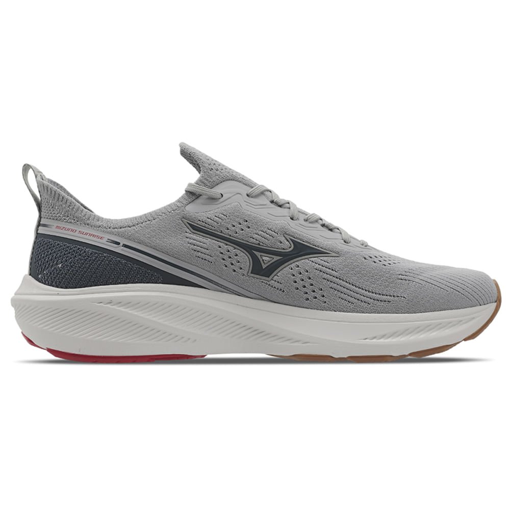 Tênis de Corrida Masculino Mizuno Sunrise Cinza 4