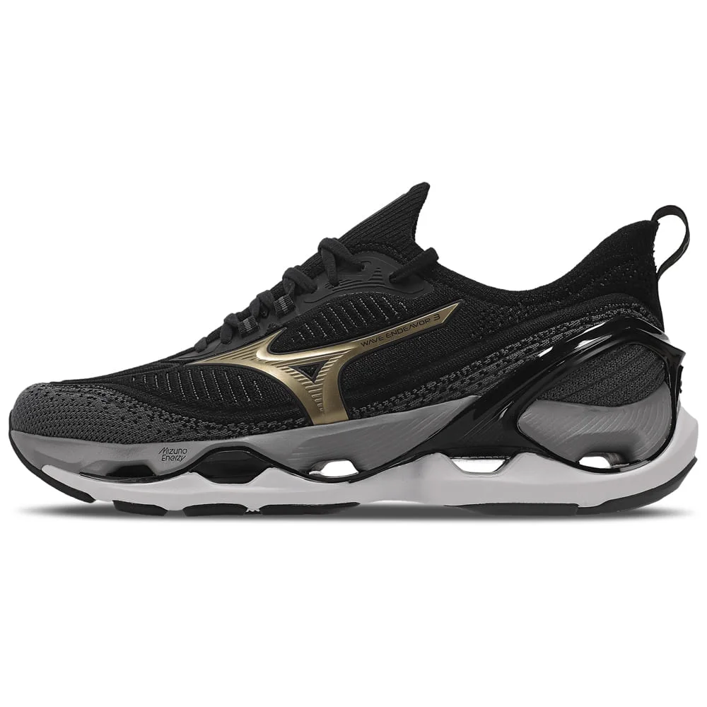 Tênis de Corrida Masculino Wave Endeavor 3 Preto