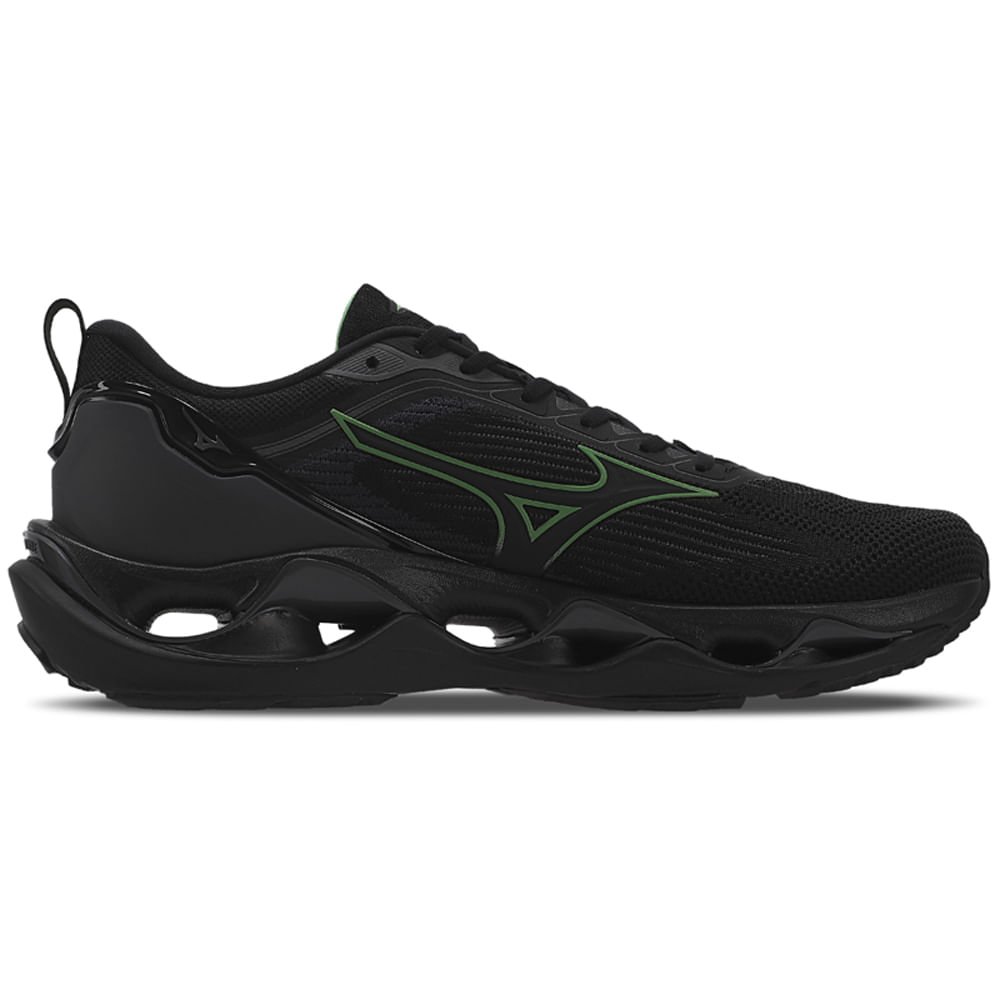 Tênis de Corrida Masculino Mizuno Wave Stratos 3 Preto 4