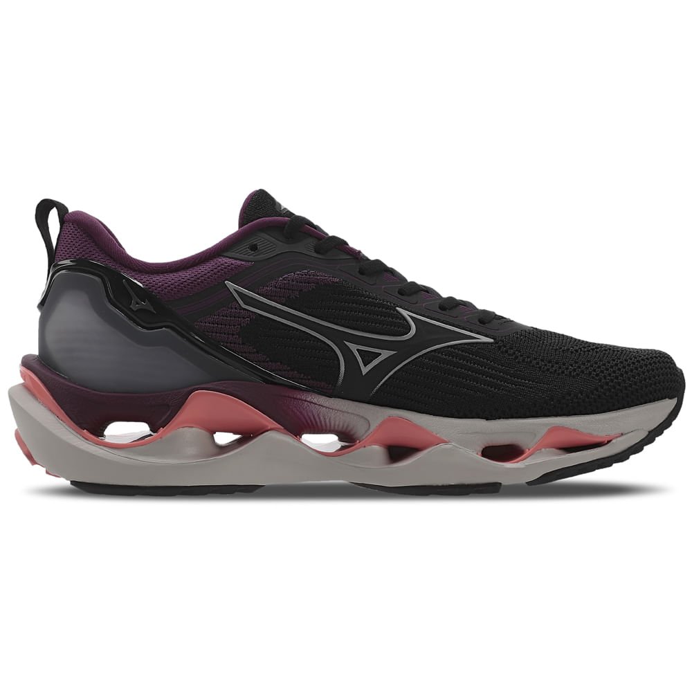 Tênis de Corrida Feminino Mizuno Wave Stratos 3 Preto 4