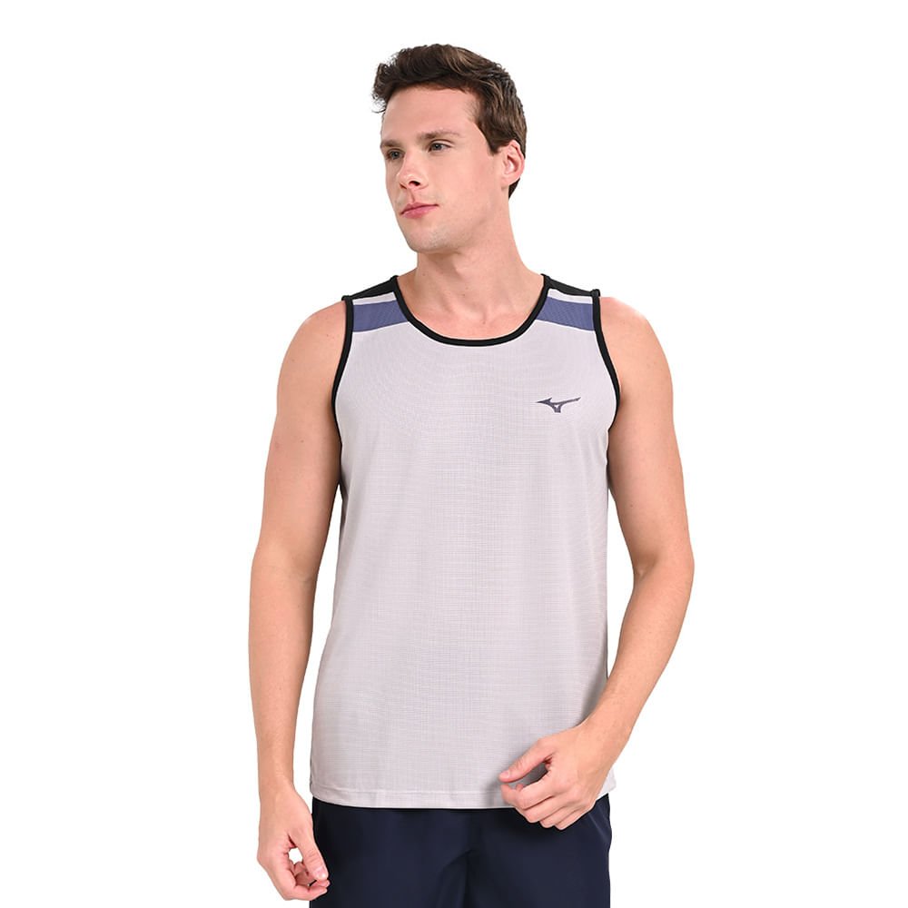 Regata de Treino Masculina Mizuno Soul Fit 3 Cinza 2