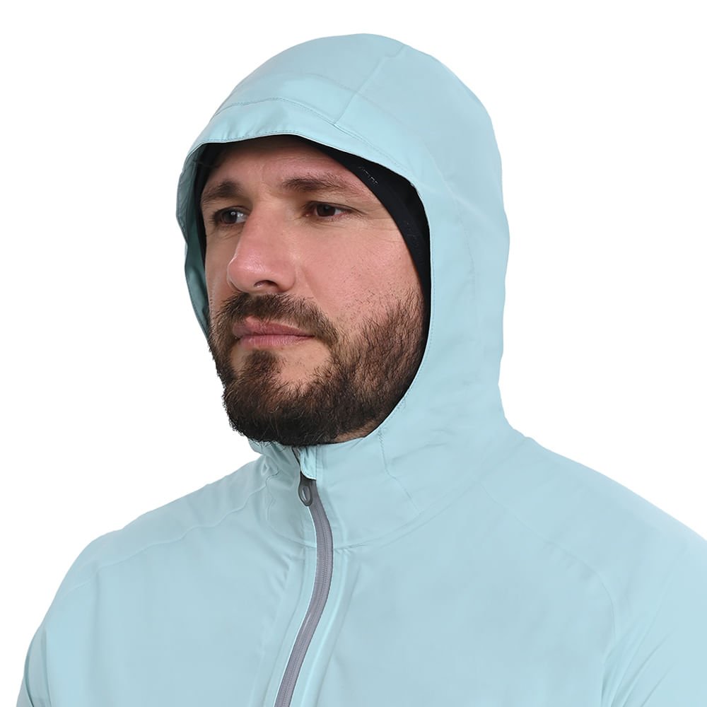 Jaqueta de Corrida Masculina Mizuno Waterproof 20K ER Azul 7