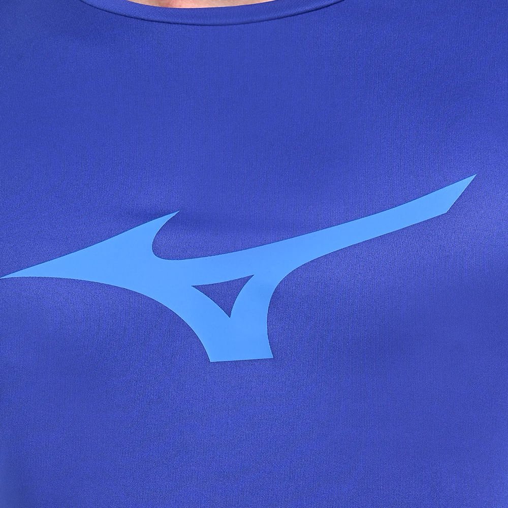 Camiseta de Treino Masculina Mizuno Run Spark Azul 5