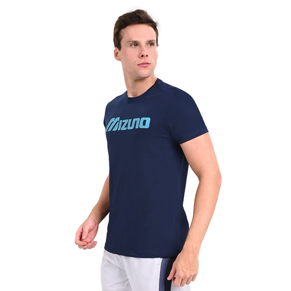 Camiseta Casual Masculina Mizuno Big Logo