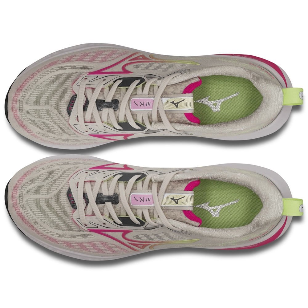 Tênis de Corrida Feminino Mizuno Base Ride Bege 2