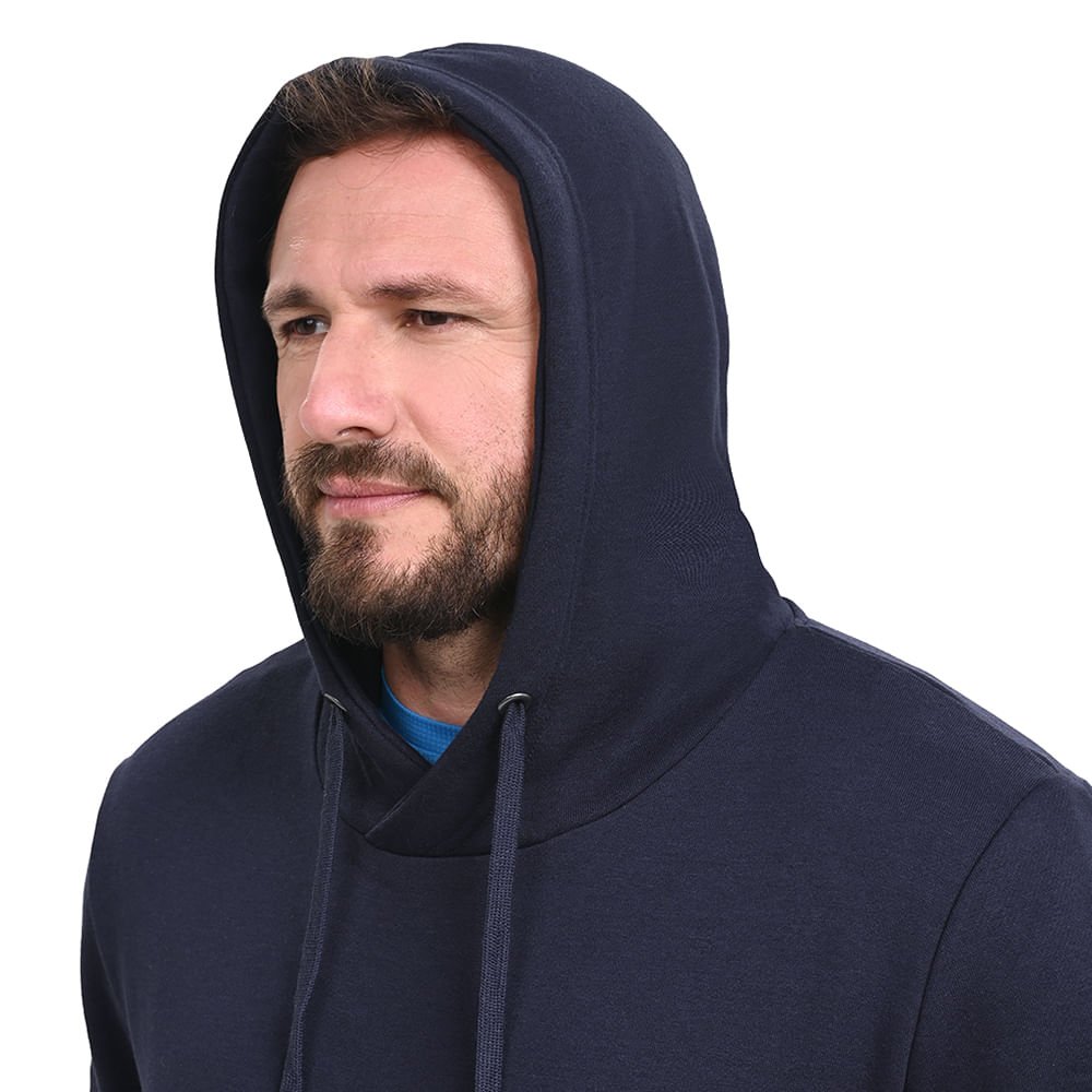 Moletom Casual Masculino Mizuno Soft II Azul 7