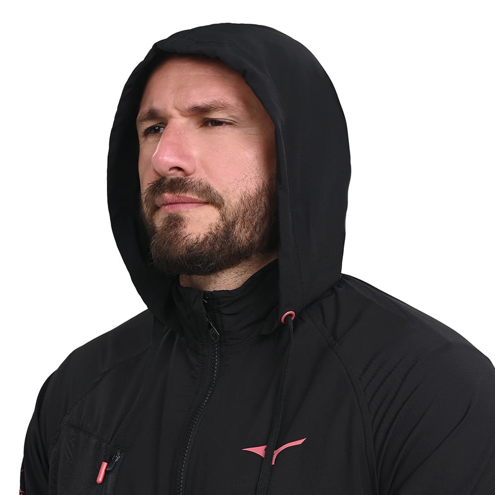 Jaqueta de Treino Masculina Mizuno Trail Preto 9