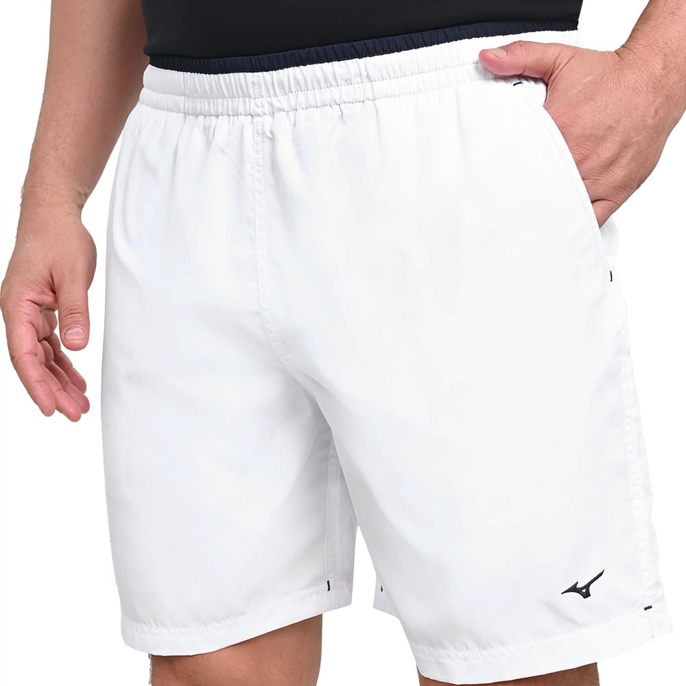 Bermuda de Treino Masculina Mizuno Tennis Master 7 Branco 2