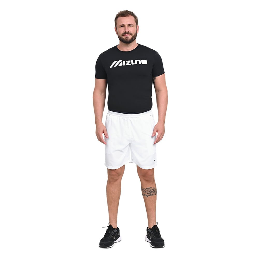 Bermuda de Treino Masculina Mizuno Tennis Master 7 Branco 5