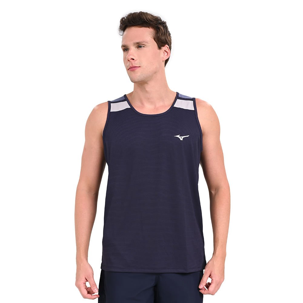 Regata de Treino Masculina Mizuno Soul Fit 3 Azul 2