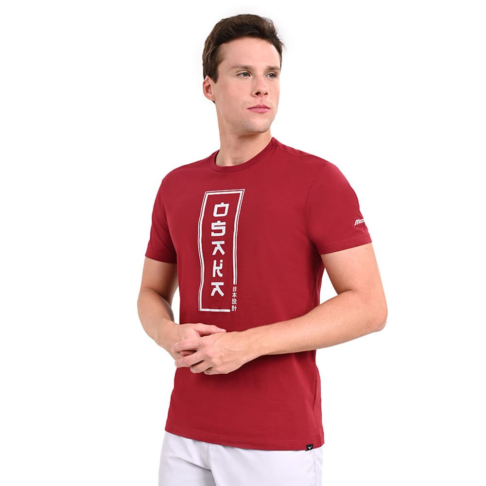 Camiseta Casual Masculina Mizuno Osaka 22