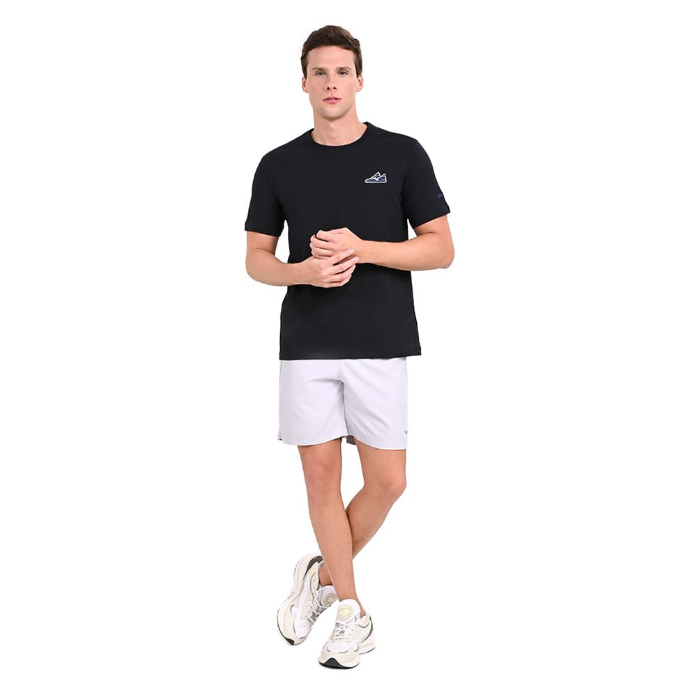 Camiseta Casual Masculina Mizuno Sneaker Preto 4