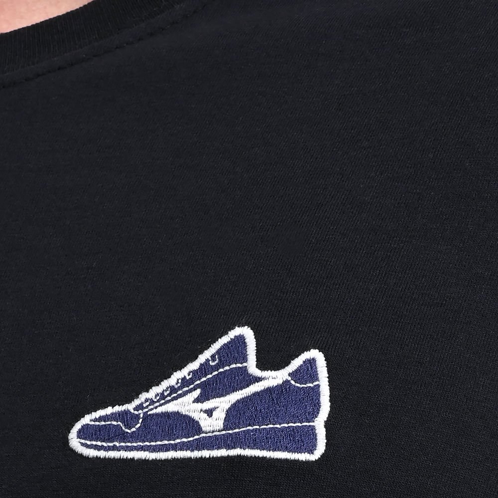 Camiseta Casual Masculina Mizuno Sneaker Preto 6