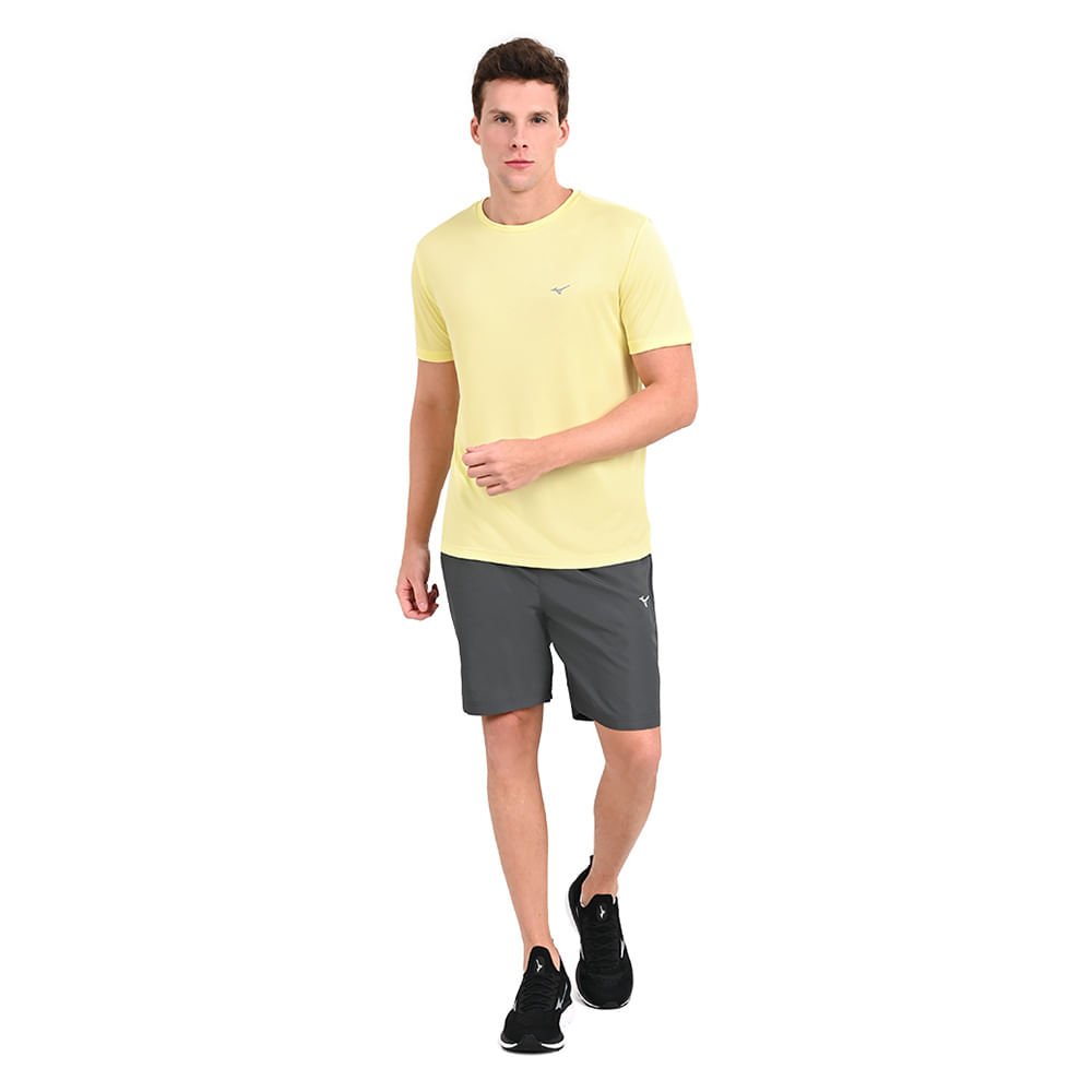 Camiseta de Treino Masculina Mizuno Spark Amarelo 2