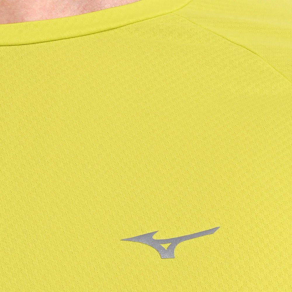Camiseta Manga Longa de Corrida Masculina Mizuno Pro UV +50 Verde 5