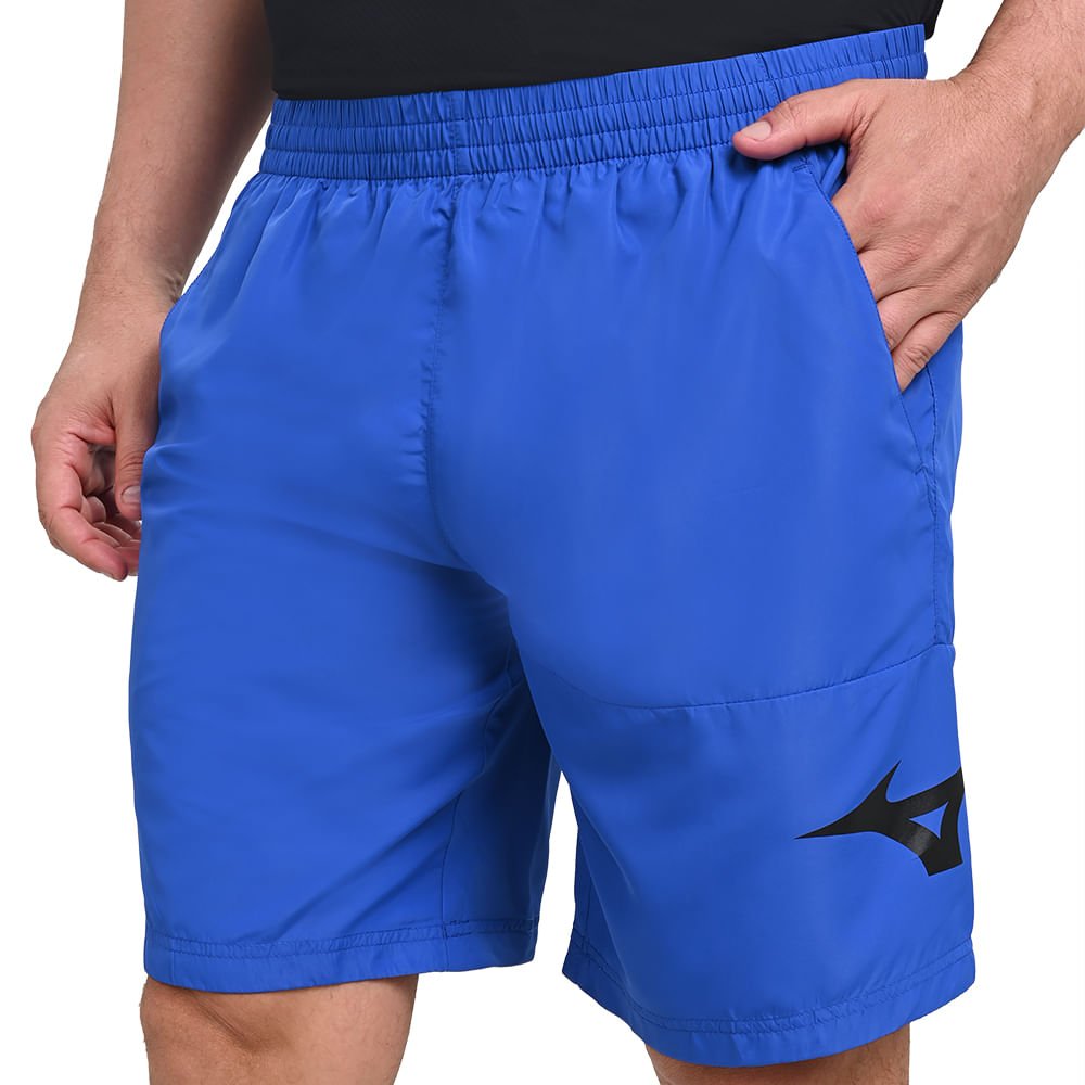 Bermuda de Treino Masculina Mizuno Run Bird Azul 3