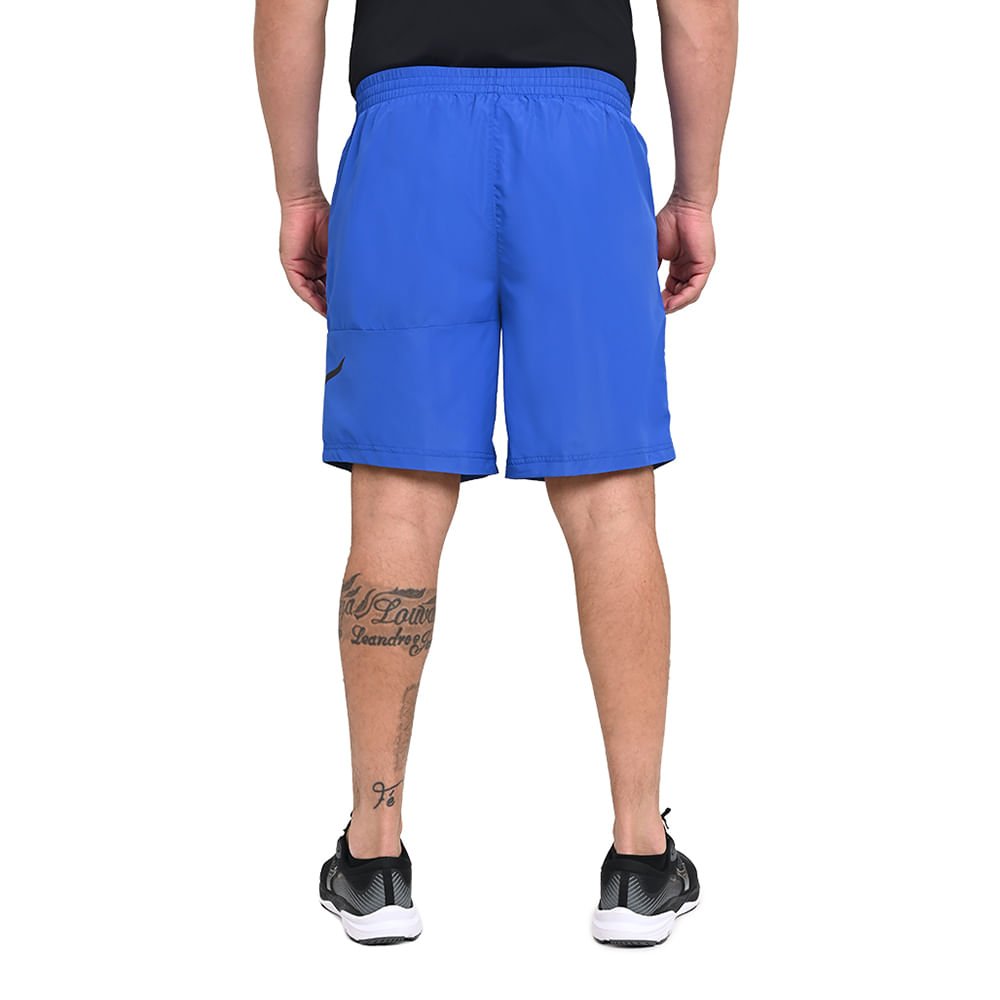 Bermuda de Treino Masculina Mizuno Run Bird Azul 4