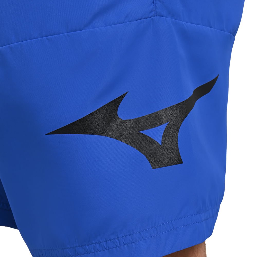 Bermuda de Treino Masculina Mizuno Run Bird Azul 7