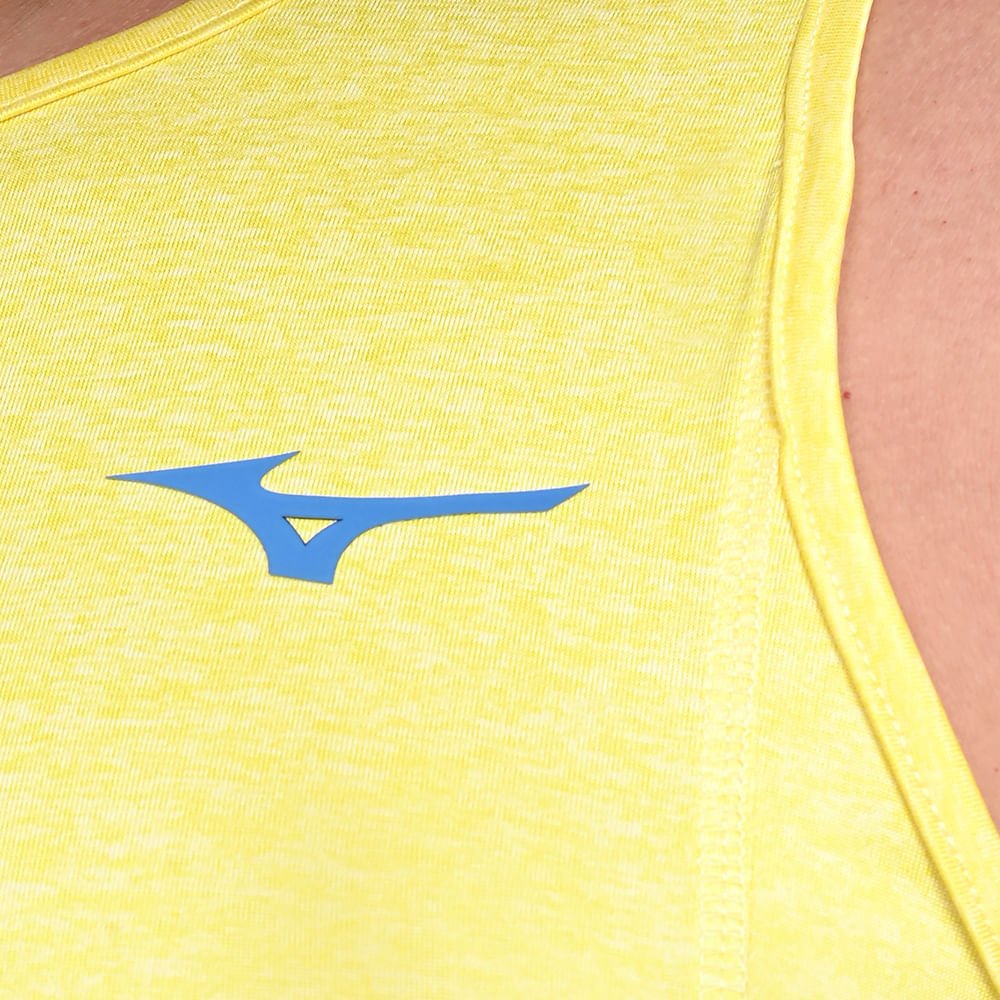 Regata de Treino Masculina Mizuno Trail Amarelo 5
