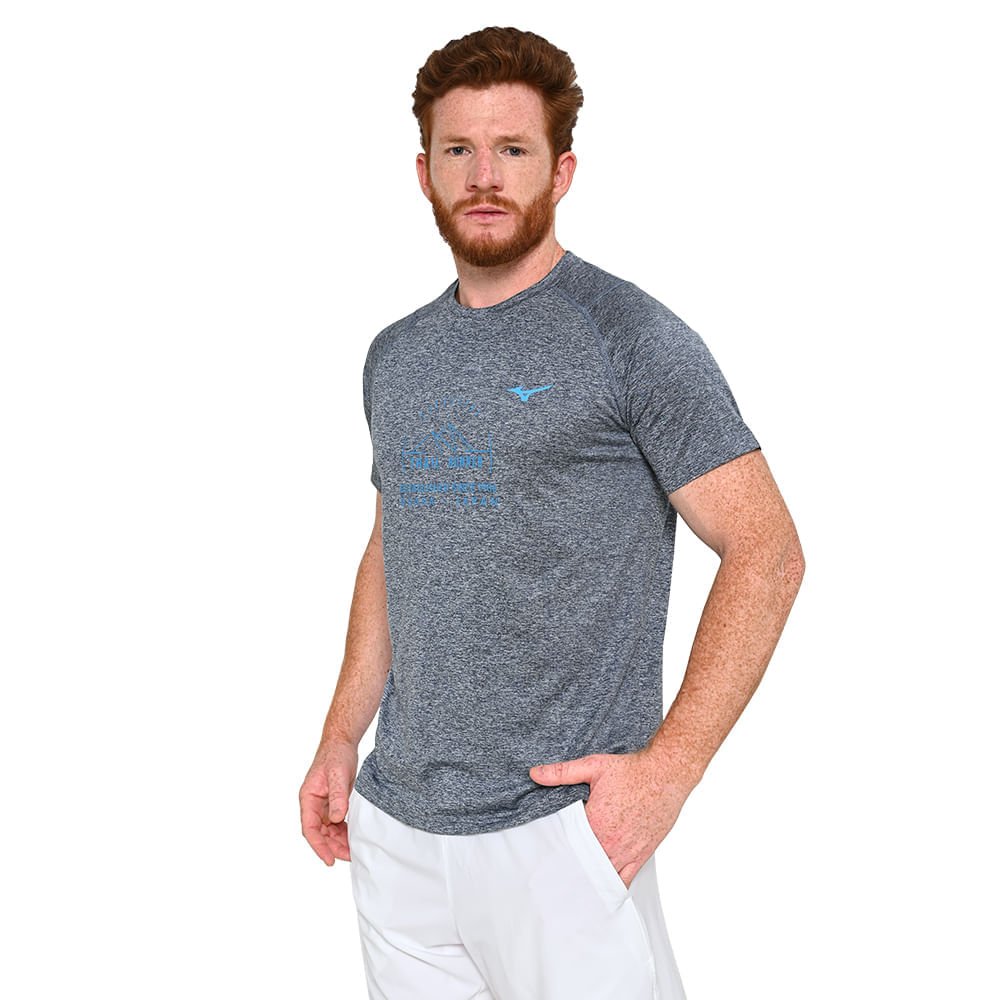 Camiseta de Treino Mizuno Trail Cinza 2