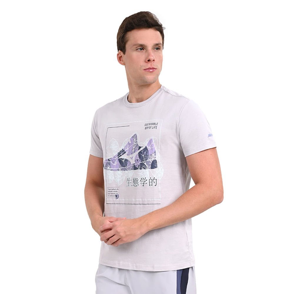 Camiseta Casual Masculina Mizuno Eco