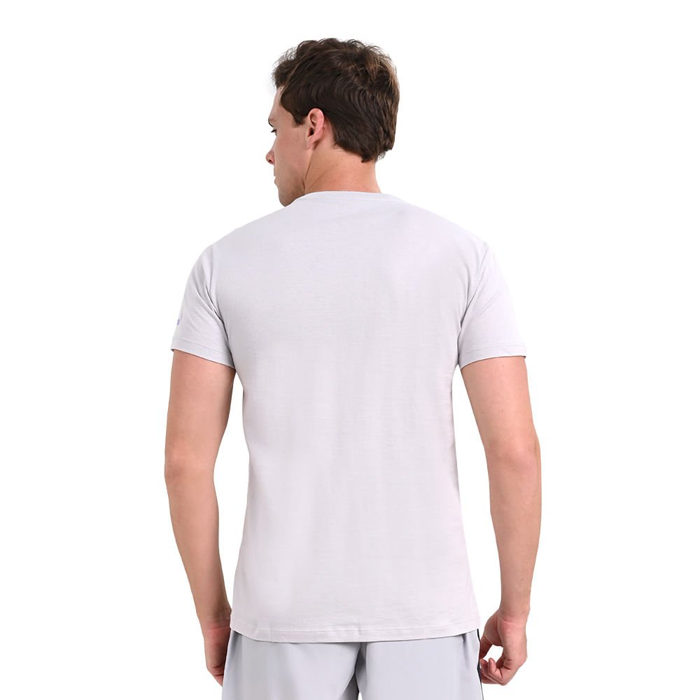 Camiseta Casual Masculina Mizuno Eco Cinza 3